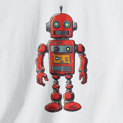 vintage robot retro sci fi t shirt