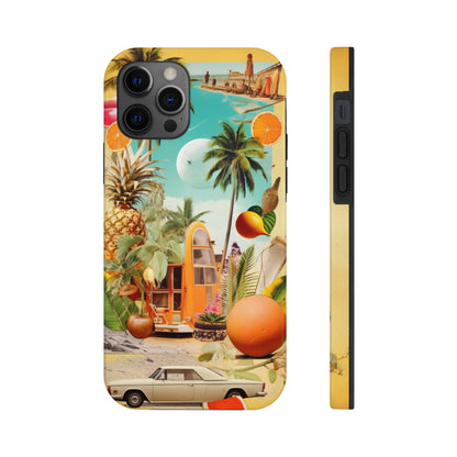 Summer Vibrations iPhone Tough Case | Embrace the Energetic Spirit of Summer with Reliable Protection