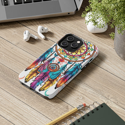 Psychedelic Native American Dreamcatcher iPhone Case | Fusion of Art and Cultural Heritage