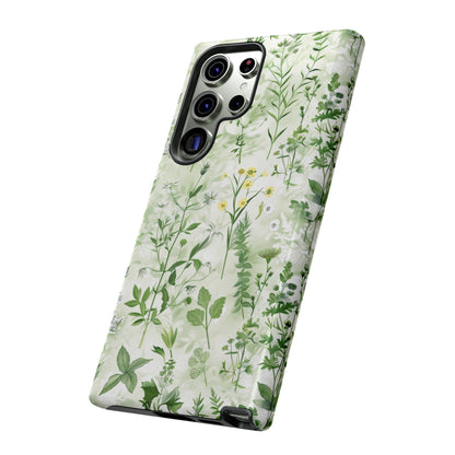 Floral Sage Green Wildflower Phone Case