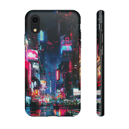 Cyberpunk Tokyo Cityscape Phone Case