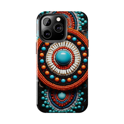 Native American Beadwork iPhone Case | Embrace Traditional Craftsmanship with Artistic Elegance