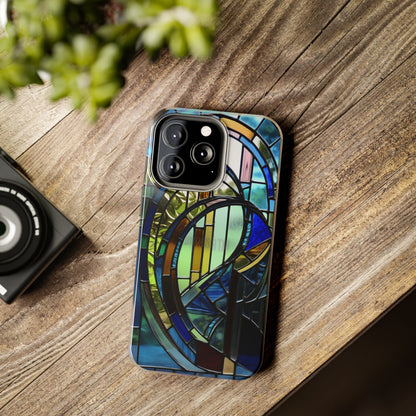 Stained Glass Floral: Art Deco Delight | Boho Chic Tough Case for iPhone & Samsung Galaxy Models