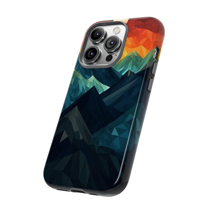 Mountain Abstract Tough Case | Embrace Nature's Beauty with a Durable Phone Case