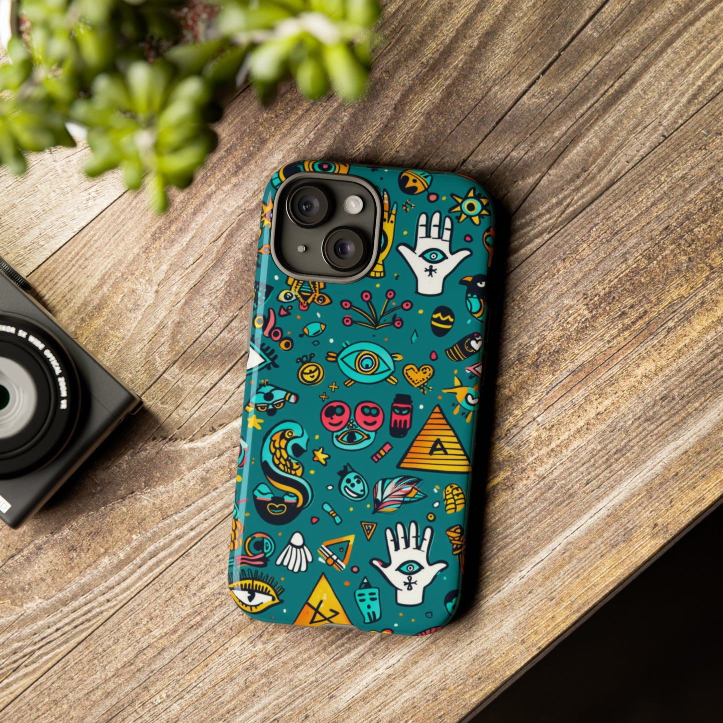 UFOs and Ancient Egypt Talisman Collage Phone Case