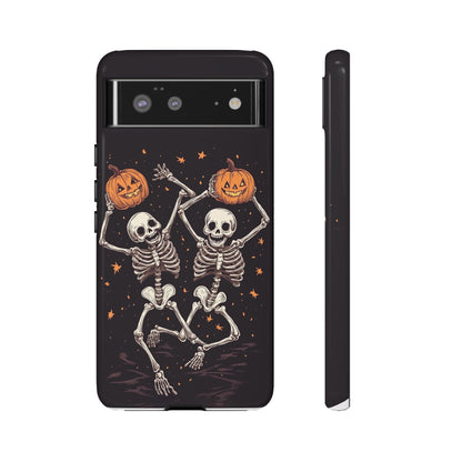 Dancing Skeletons with Jack-o'-Lanterns Phone Cover