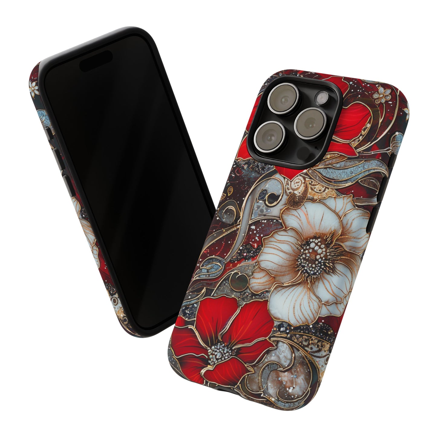 Stained Glass Floral Paisley Explosion Phone Case