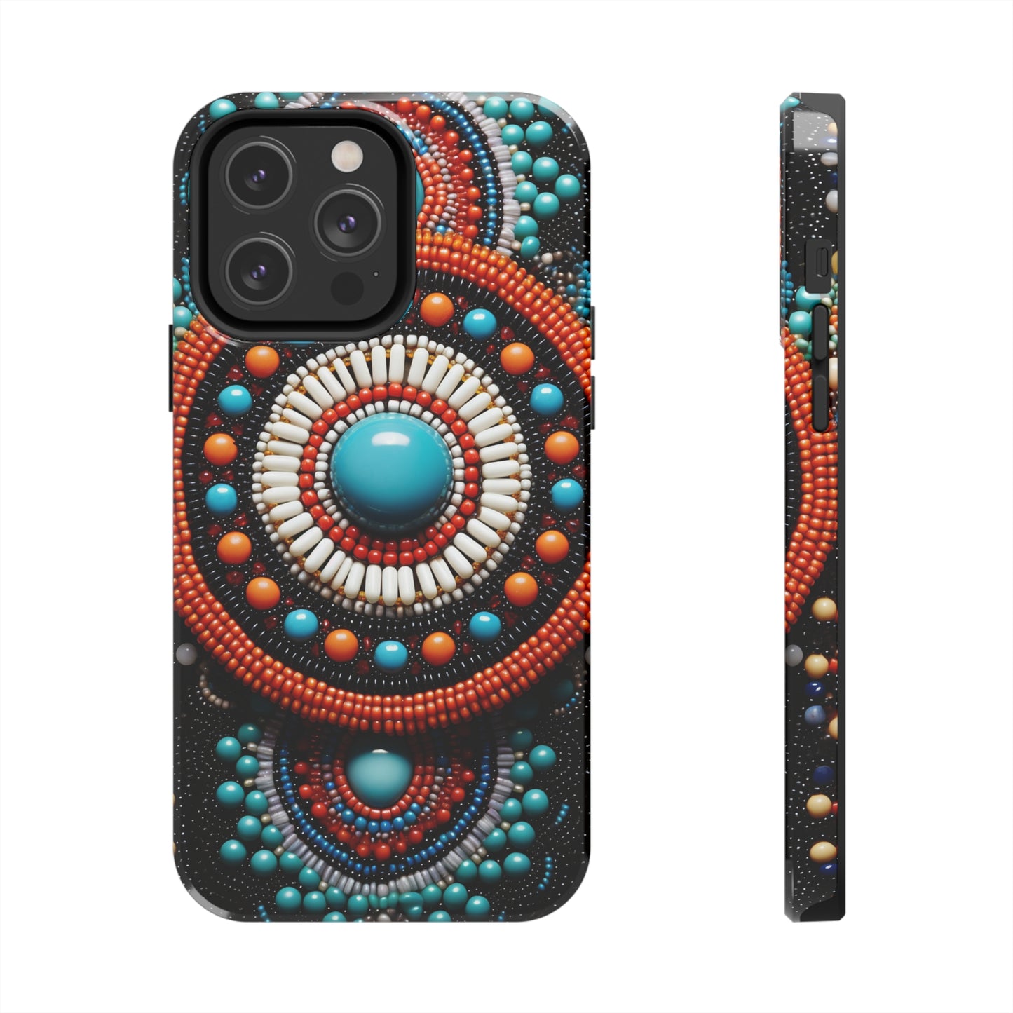 Native American Beadwork iPhone Case | Embrace Traditional Craftsmanship with Artistic Elegance