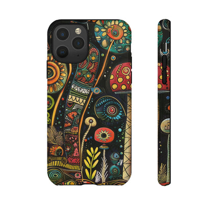 Retro 1960s Psychedelic Flowers Phone Case