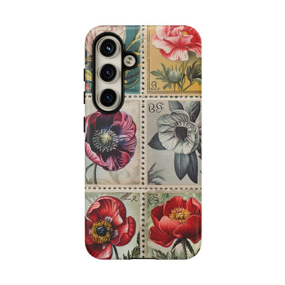 Vintage Floral Stamps Phone Case