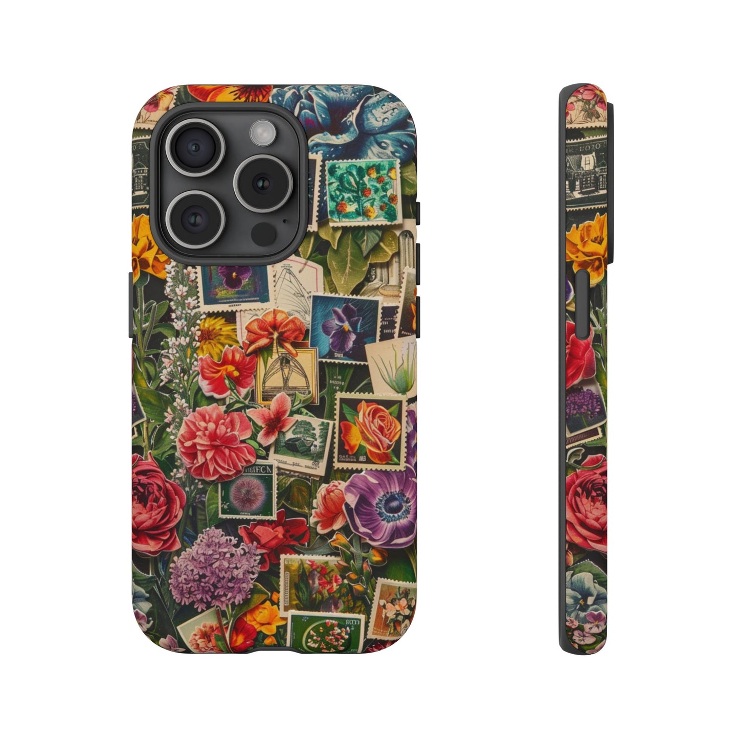 Vintage Floral Stamps Phone Case