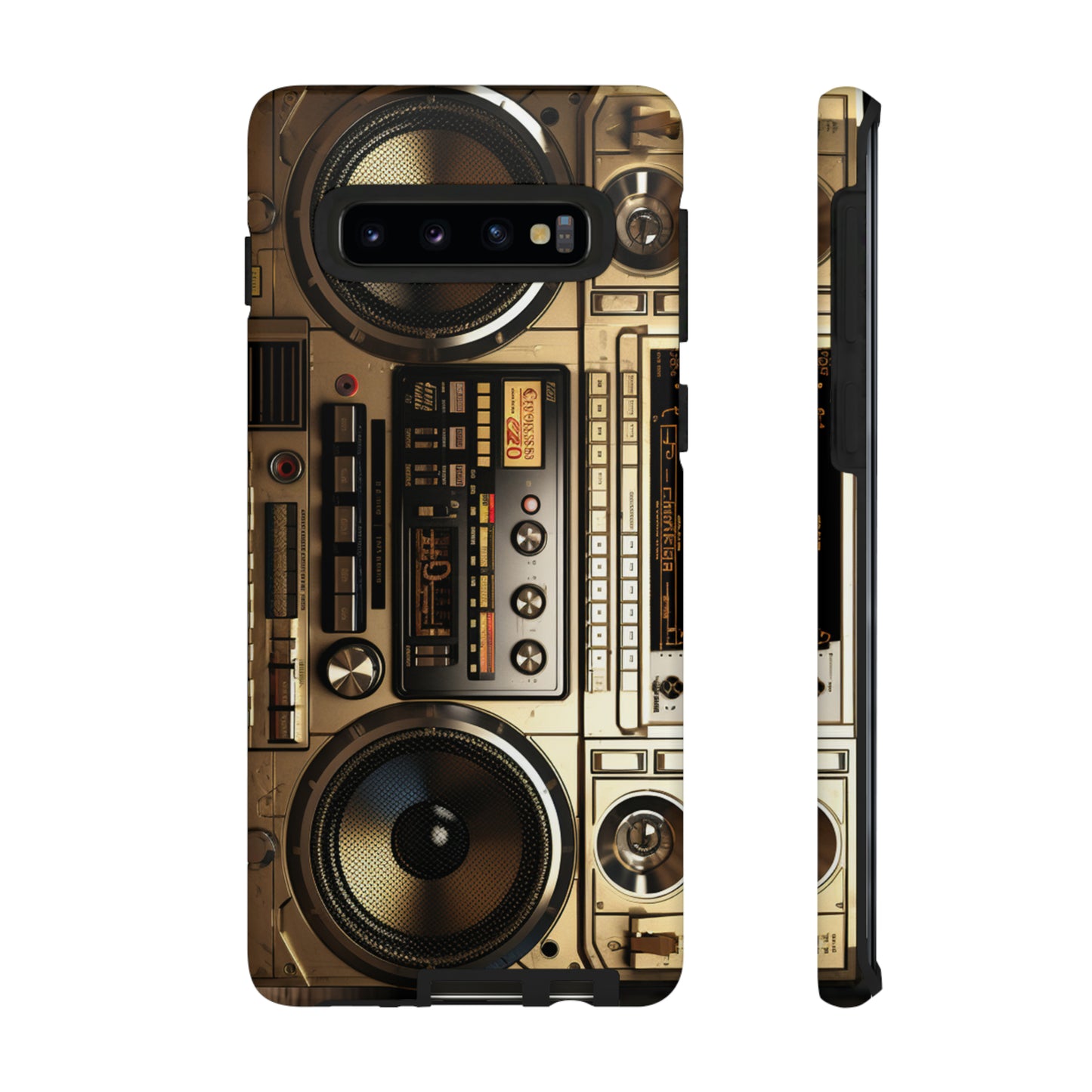 Urban Beats: Boombox Hip Hop Music Pixel Phone Case | Retro Rhythms for iPhone 15 Models