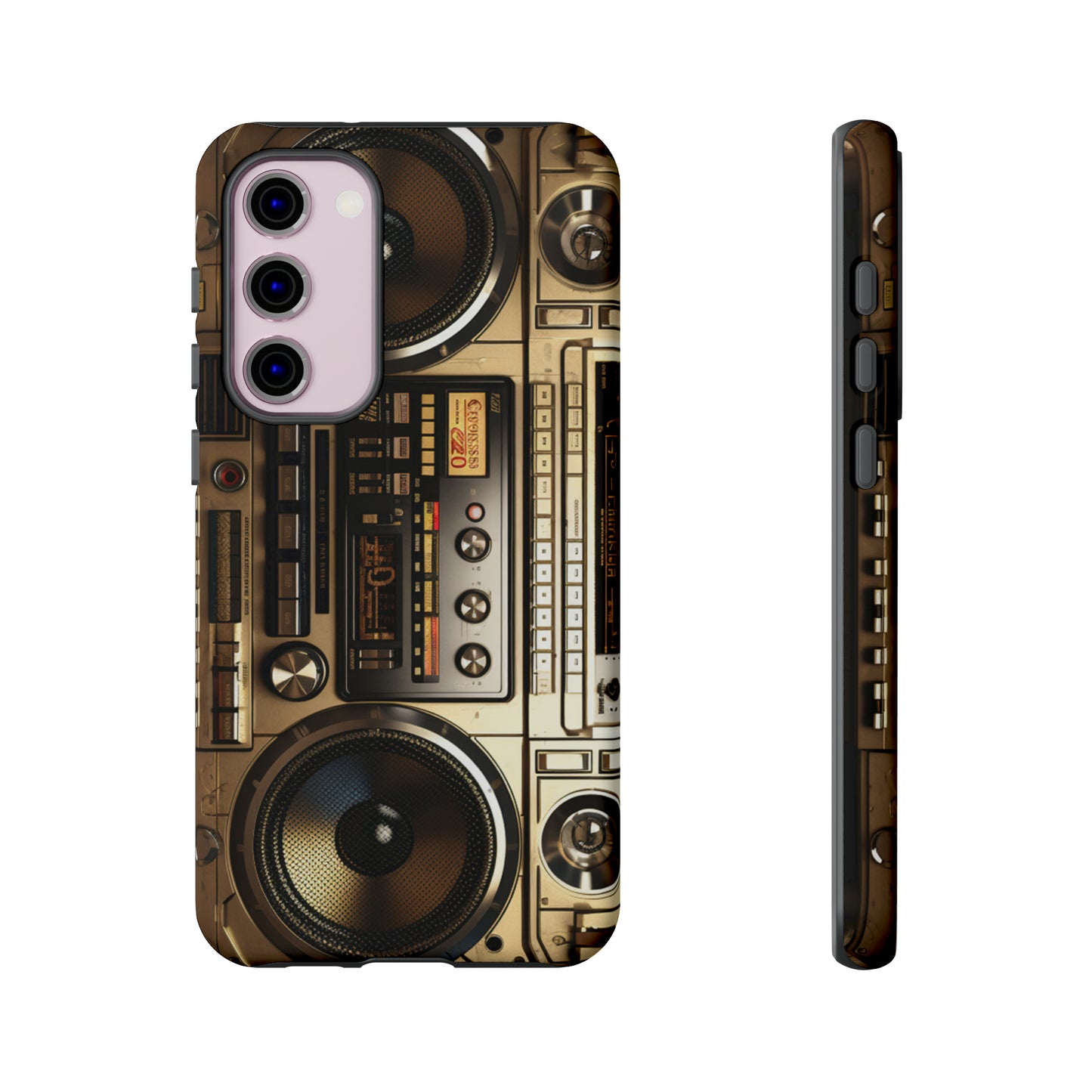 Urban Beats: Boombox Hip Hop Music Pixel Phone Case | Retro Rhythms for iPhone 15 Models