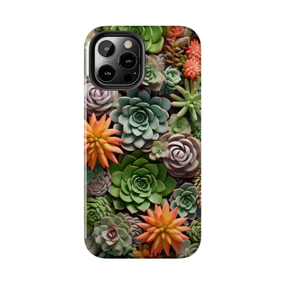 Succulent Desert Cactus Floral iPhone Case | Embrace the Beauty of Arid Elegance