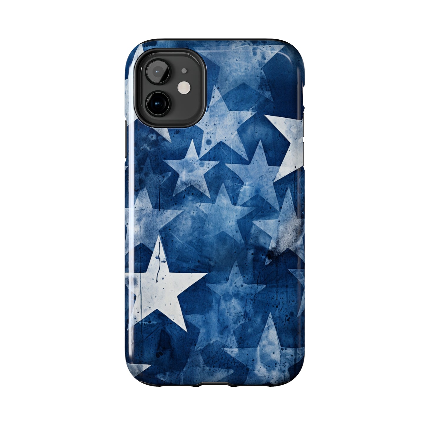 Starry Nights: Denim Dreams | Celestial Star-Patterned iPhone Case