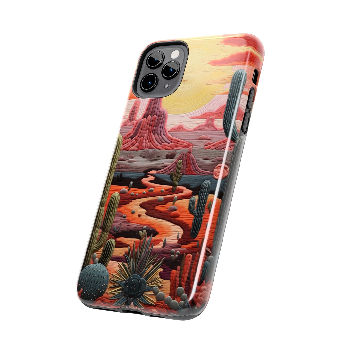 Cactus Desert Sunset Phone Case