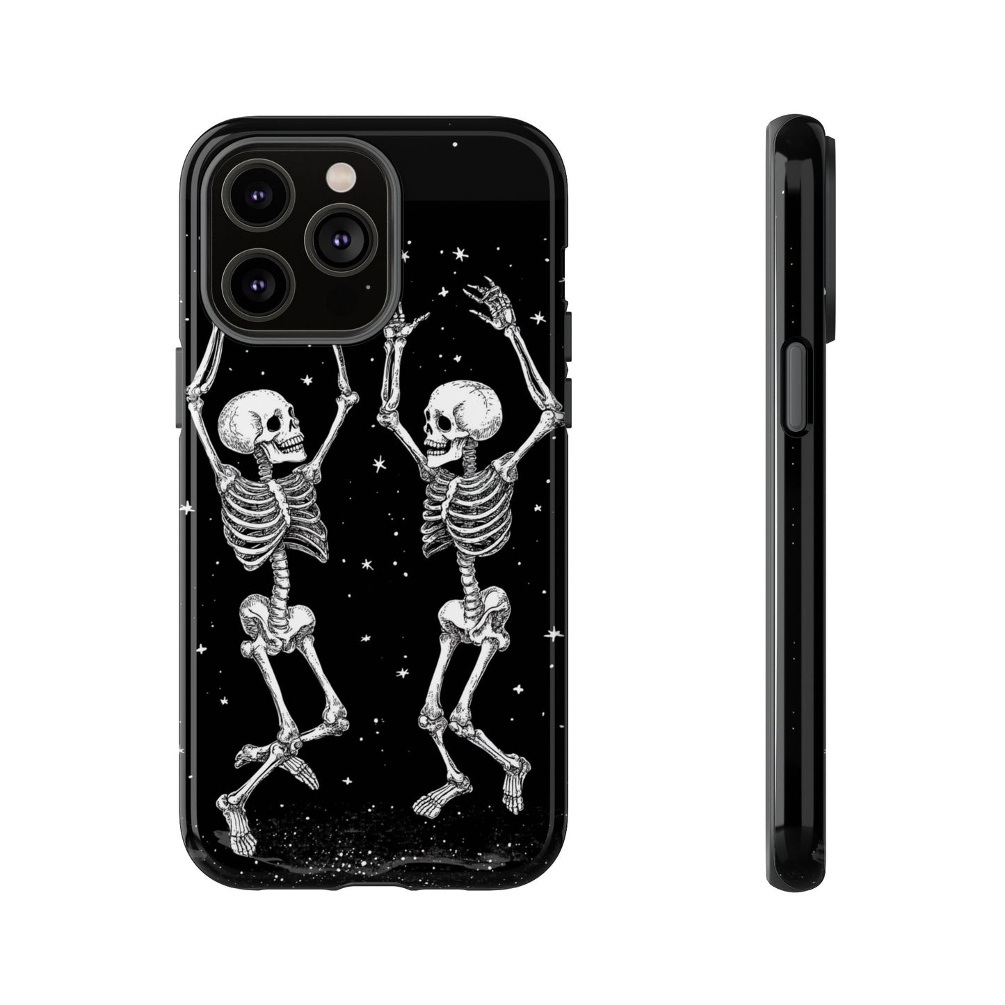 Halloween Dancing Skeletons iPhone Case