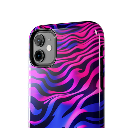 Wild Illusion: Trippy Tiger Stripes Mystique | Dynamic iPhone Case