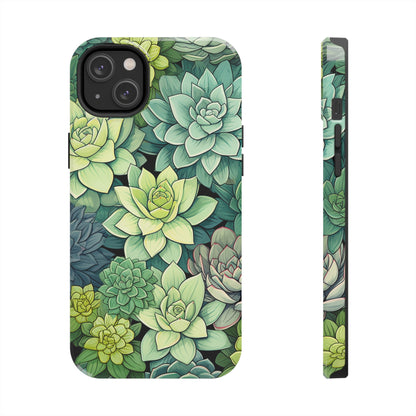 Succulent Desert Cactus Floral iPhone Case | Embrace the Beauty of Arid Elegance