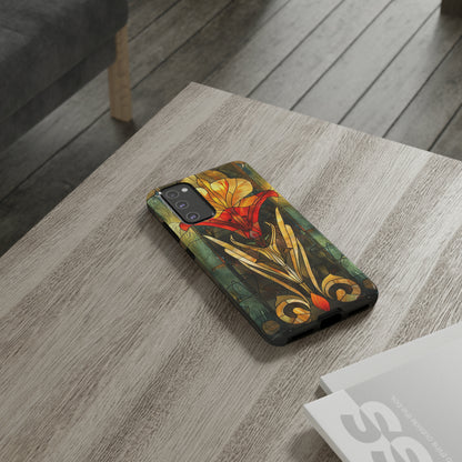 Art Deco Stained Glass floral Phone Case