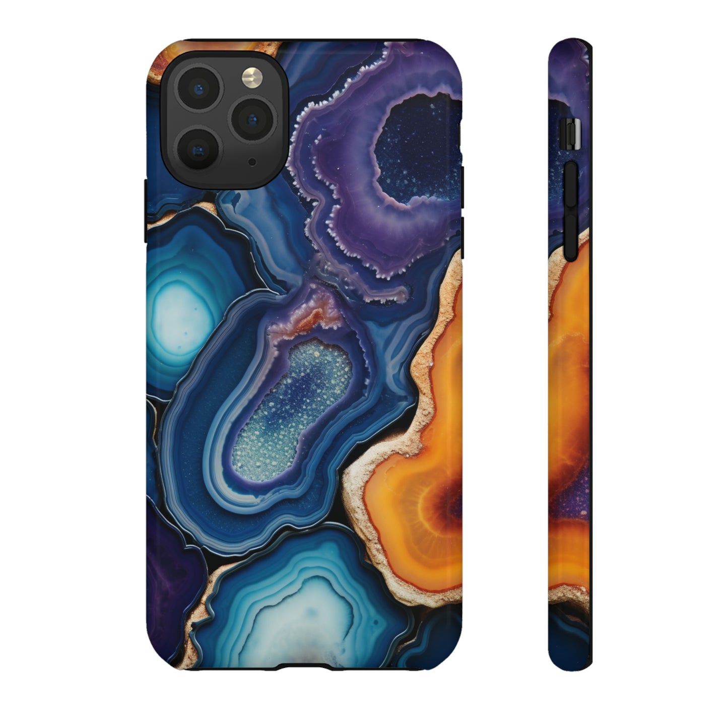 Agate Slice Geode Elegance: Natural Beauty Phone Case