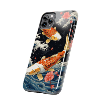 Graceful Flow: Koi Fish Inspired | Japanese Art Masterpiece iPhone Case