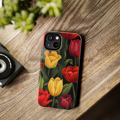 Tulip Floral Aesthetic iPhone Case | Embrace the Beauty of Nature in Full Bloom