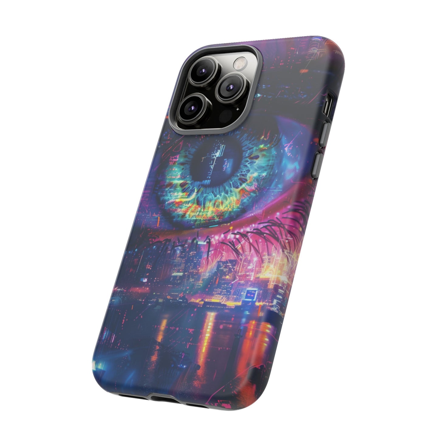 Eye of the Beholder Cyberpunk Art Phone Case