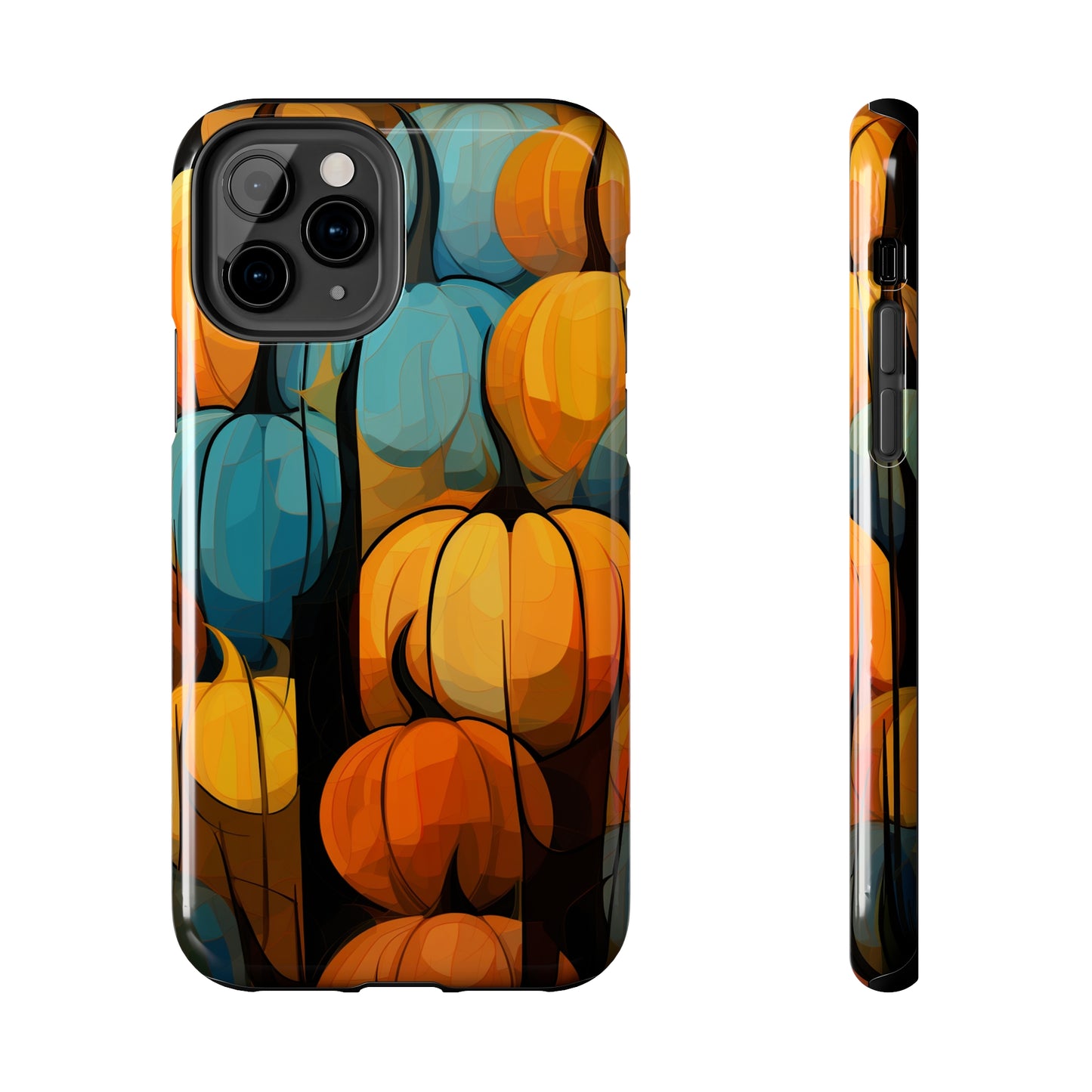 Halloween Fall Pumpkins iPhone Case | Embrace the Spooky Autumn Vibes