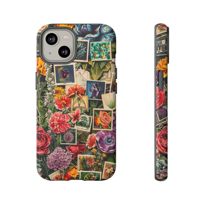 Vintage Floral Stamps Phone Case