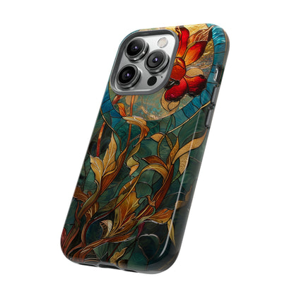 Art Nouveau Floral Full Moon Phone Case