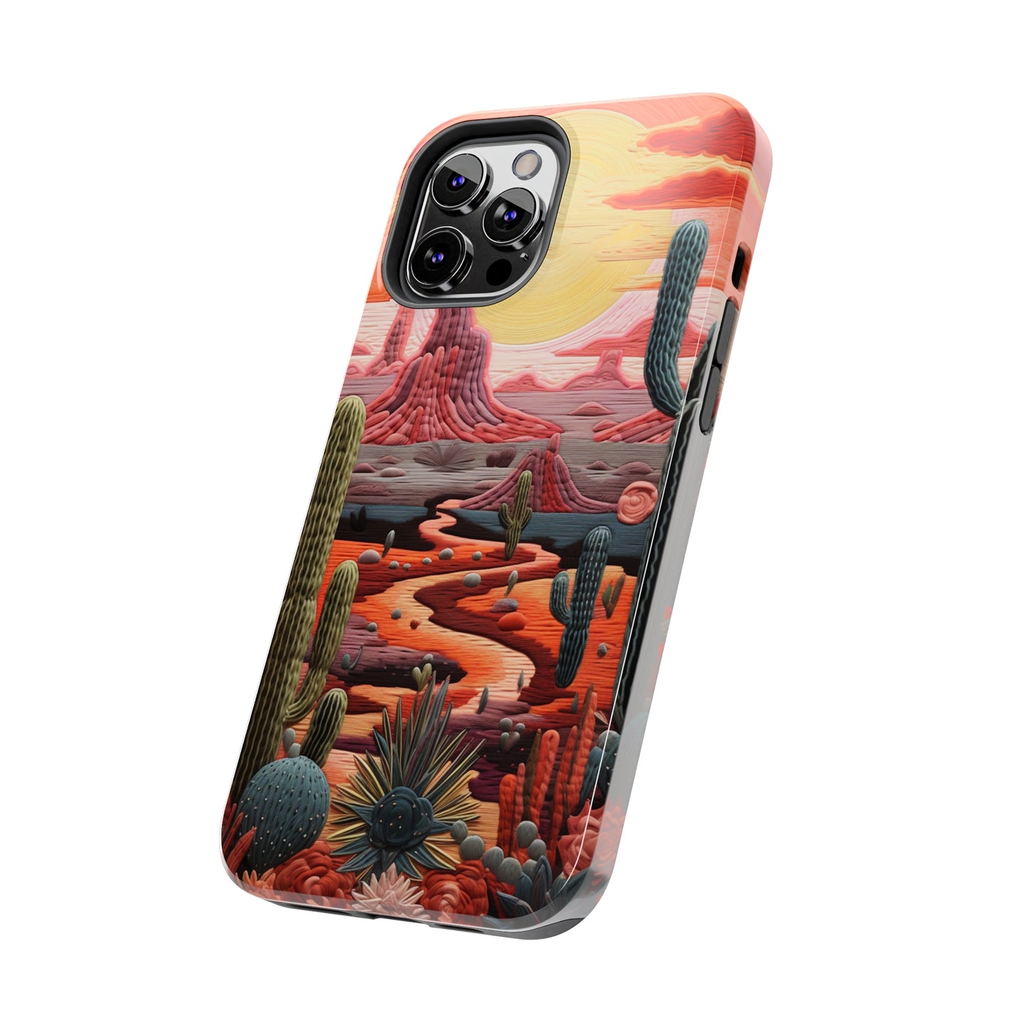 Cactus Desert Sunset Phone Case