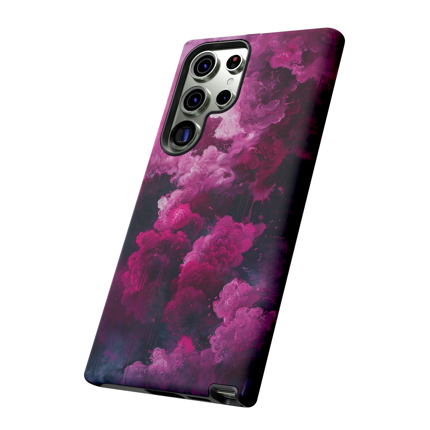 Magenta and Blue Color Explosion Phone Case