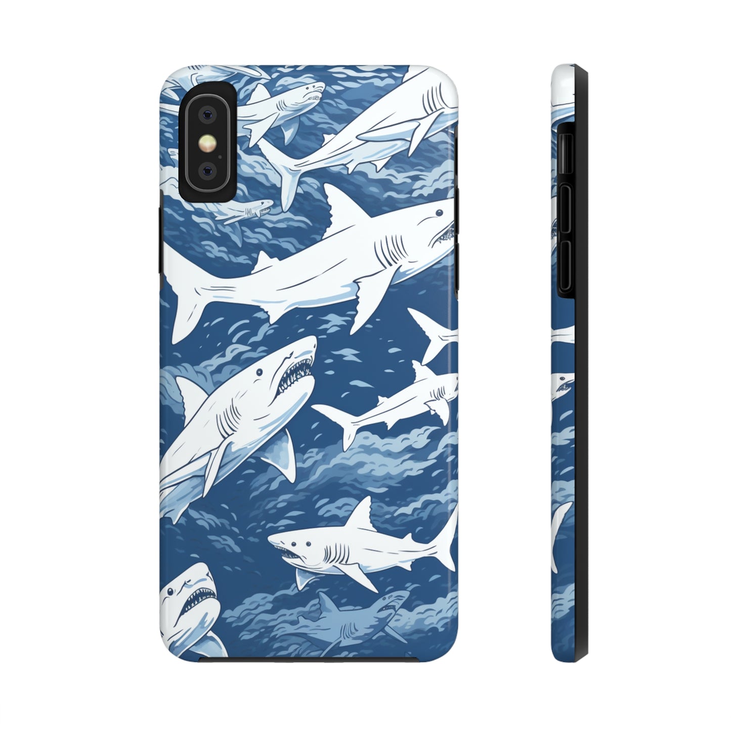 Shark Design: Dive into the Depths with an Aquatic Adventure iPhone Case