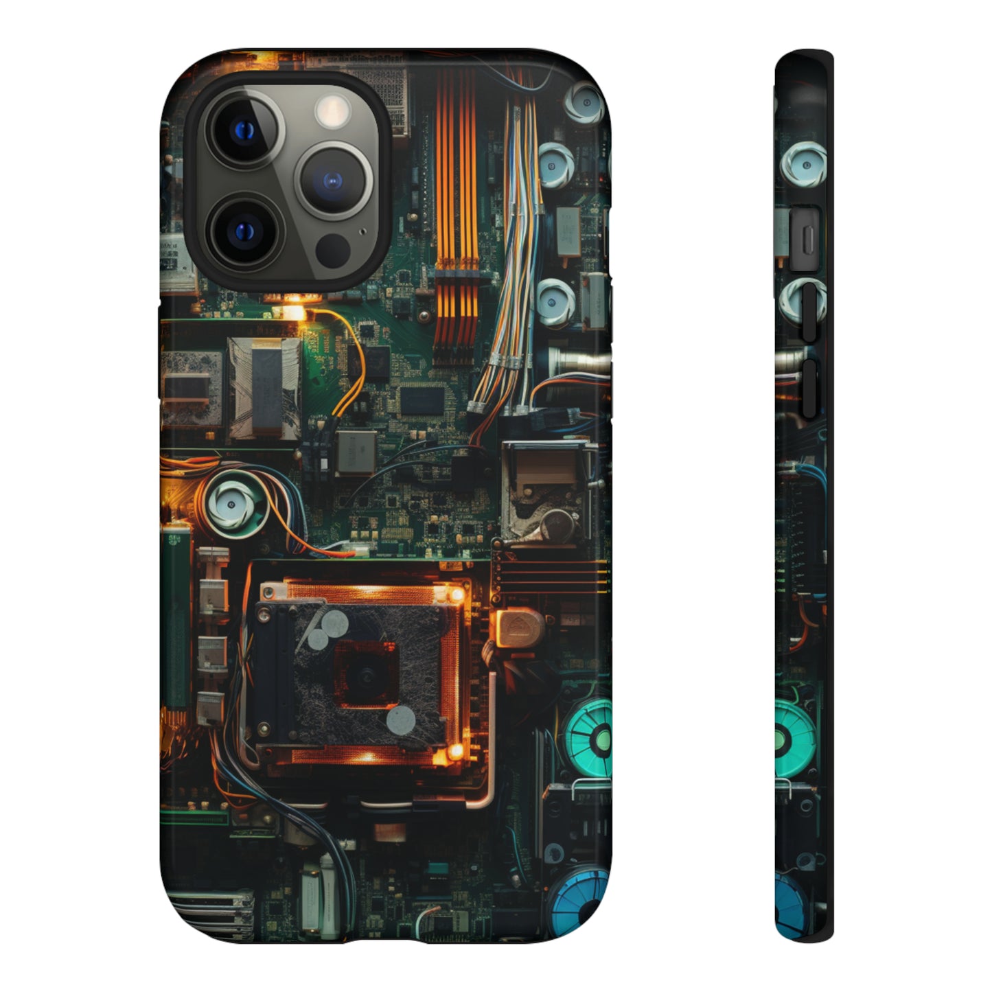 Circuit Board Themed Tough Phone Case