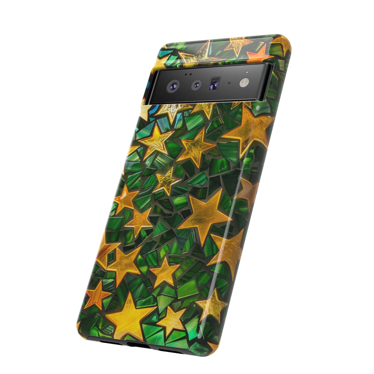 Green Celestial Stained Glass Mosaic Phone Case