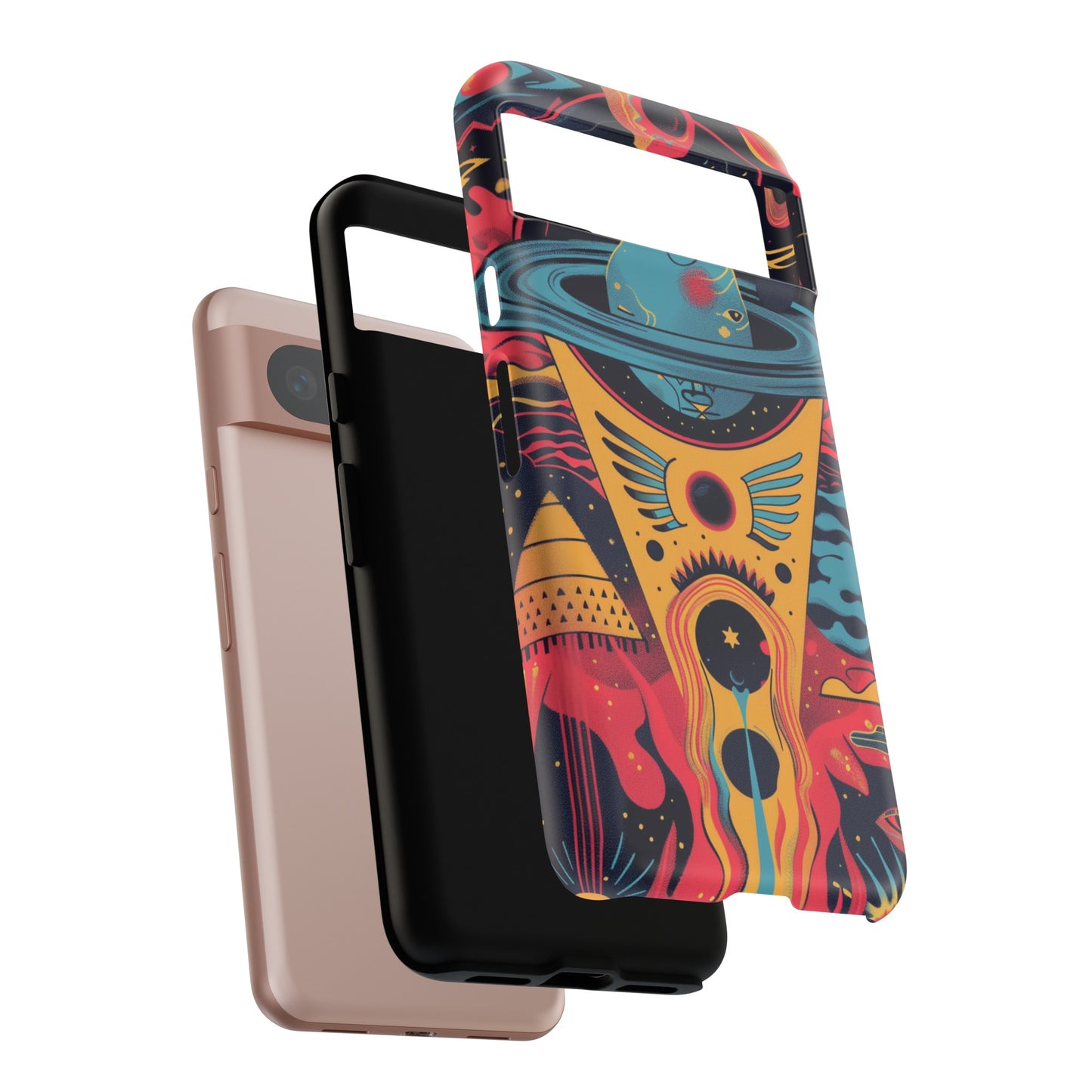 Cosmic Journey Space and Time Phone Case