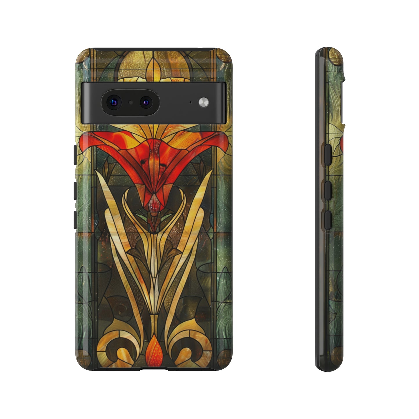 Art Deco Stained Glass floral Phone Case