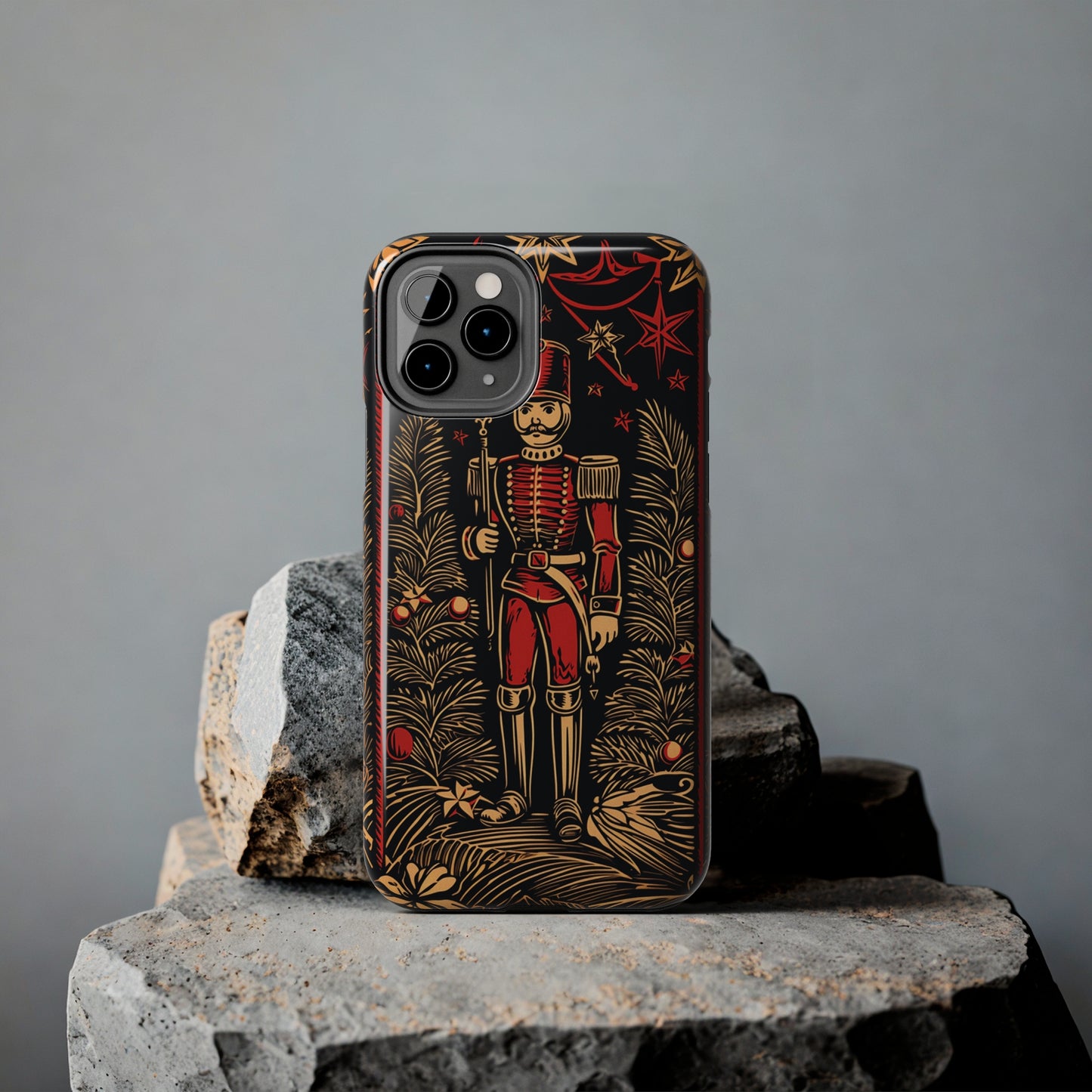 Guardian of Yuletides Past: Vintage Christmas Toy Soldier | Tough iPhone Case