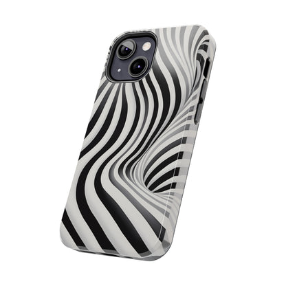 Twist Your Perception: Optical Illusion Tough Case for Apple iPhone Models – Where Art Meets Function