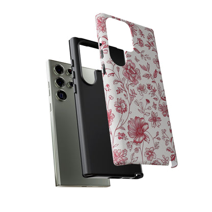 Pink Floral Wildflower Phone Case