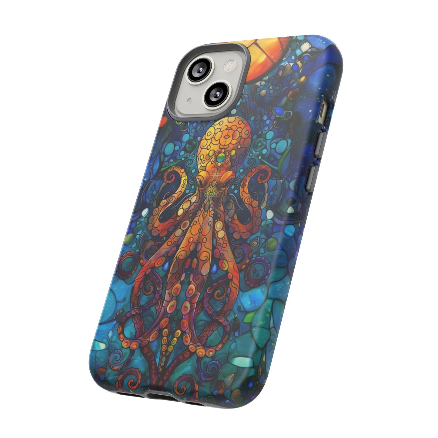 Octopus Stained Glass Undersea Magic Phone Case