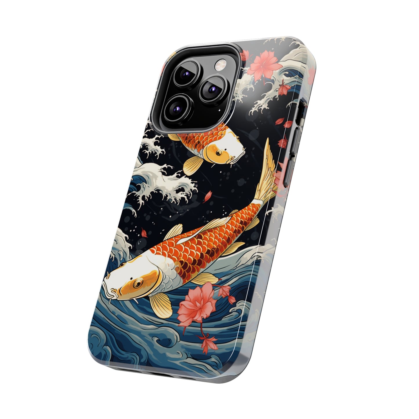 Graceful Flow: Koi Fish Inspired | Japanese Art Masterpiece iPhone Case