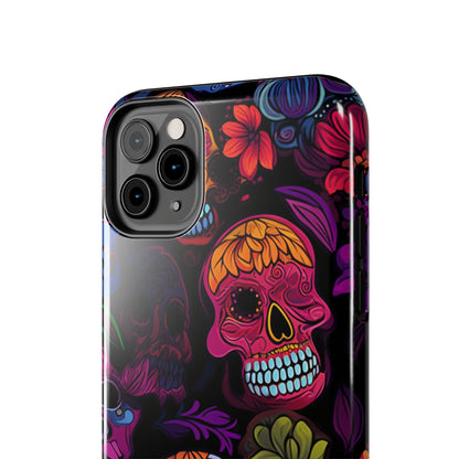 Sugar Skull iPhone Case | Day of the Dead Inspired Design for Halloween