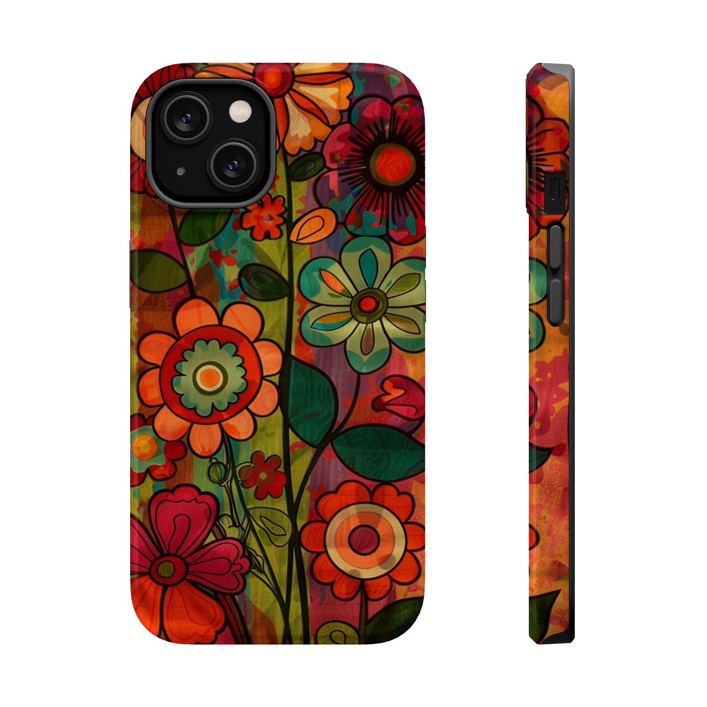 Artistic watercolor design case for iPhone 13 case