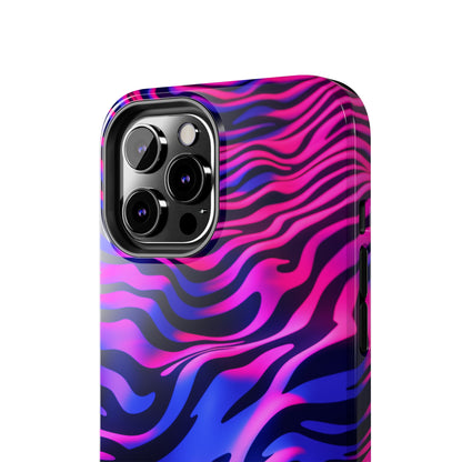 Wild Illusion: Trippy Tiger Stripes Mystique | Dynamic iPhone Case