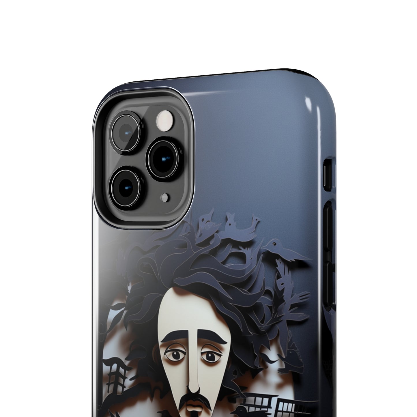 Edgar Allan Poe Gothic Halloween iPhone Case | Embrace the Dark Gothic Charm