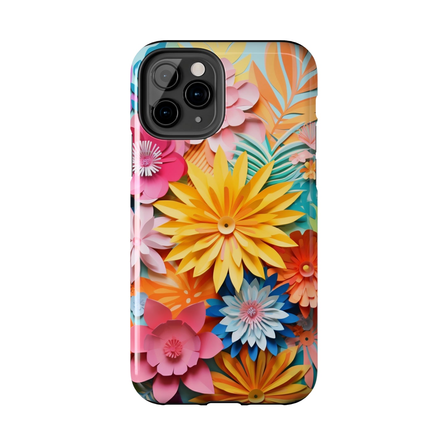 iPhone 12 Pro Max Artistry: Paper Floral Design – Crafted Elegance for iPhone 13 Pro and iPhone XR Enthusiasts