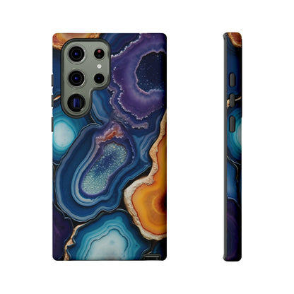 Agate Slice Geode Elegance: Natural Beauty Phone Case