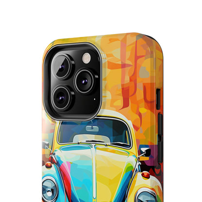 VW Bug Phone Case Retro iPhone Tough Case – Volkswagen beetle iPhone case